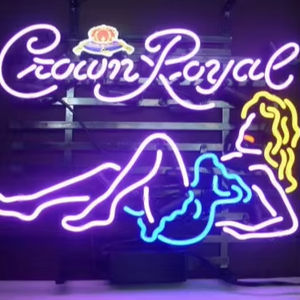 สัญลักษณ์แก้วนีออนจริงสำหรับตกแต่งอาคารสัญลักษณ์2025วินเทจใหม่รูปมงกุฎสำหรับหญิงสาว - Product Image 1