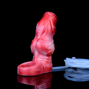 América Hot Sales 14,4 cm Consolador realista de silicona con función de chorro Juguete sexual de eyaculación de fantasía para mujeres Herramienta sexual - Product Image 2