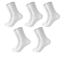 Chaussettes mi-mollet en coton blanc conceptions de sublimation nouveauté personnalisée fou drôle impression 3D à motifs chaussettes mi-mollet
