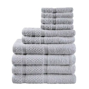 <b>Towels</b> <b>Set</b> Square <b>Towel</b> <b>Bath</b> <b>Towel</b> Grey Soft 30x30cm 84x36cm 117x60cm For Travel And Home Use - Product Image 2