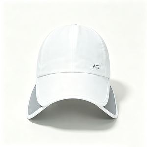 Gorra de Béisbol Unisex ACE de Secado Rápido con Protección Solar, 6 Paneles, Lona, Solapas Laterales Retráctiles, UPF50+, para Ciclismo y Running al Aire Libre en Todas las Estaciones - Product Image 3