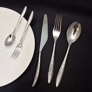 304 Stainless Steel Western Cutlery Set Steak Knife Fork <b>Spoon</b> Dessert Set For Home Restaurant Catering - Product Image 3