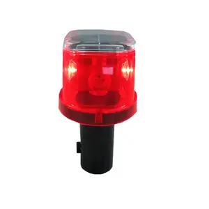 Wholesale Durable Reflective Light IP66 High Visibility 4 LED Flashing Solar Traffic Light Warning