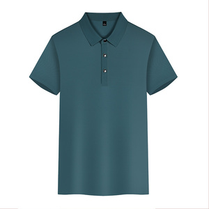 Bordado de nuevas camisas de cultura corporativa con solapas de manga corta para hombres y mujeres en trabajo de camisa de publicidad de grupo de verano - Product Image 5