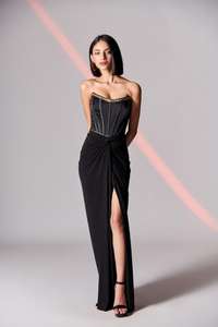 Tissu satiné brodé de qualité supérieure AKS GROUP pour femmes, coupe régulière, longueur normale, séchage rapide, toutes saisons, idéal pour les fêtes en Inde et au Pakistan - Product Image 3