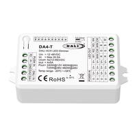Variateur LED Skydance 12-48VDC 4CH*5A CV DALI Push Dim DA4-T DT6 DT8 pour éclairage LED monochrome, bicolore, RGB, RGBW