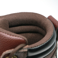Bottes de sécurité de travail MaxiTough OEM unisexes mi-montantes avec embout en acier, imperméables, pour le secteur pétrolier et la sécurité, chaussures de protection