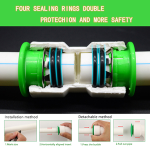 Tất cả các loại khớp nối khuỷu tay TEE van PPR phụ kiện Vật liệu khớp nối ống nước nóng lạnh 20 25 32mm PPR - Product Image 4