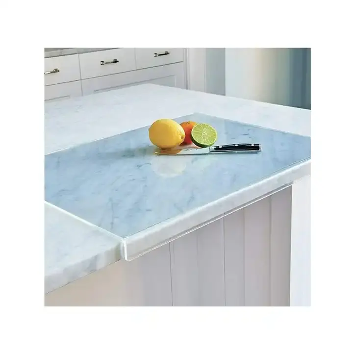Temizle Hq akrilik kesme tahtası kaymaz mutfak kesme meyve ve sebze mutfak için akrilik kesme tahtası