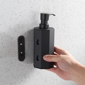 Dispensador de Jabón Líquido Moderno de Acero Inoxidable, Octagonal y de Pared - Product Image 6