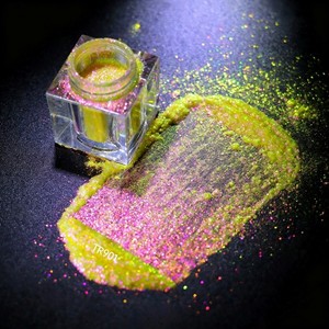 Poudre de Pigment Caméléon Intense 008H, Poudre Pailletée Résistante aux Solvants pour Ongles en Gel Spécialisés et Studio d'Art Professionnel - Product Image 2