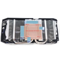 Dissipateur thermique pour carte graphique en aluminium RX570 580 Standard China Processor Heatsinor Ceramic Bearing 7 Days Aluminium Computer Radiator 3W