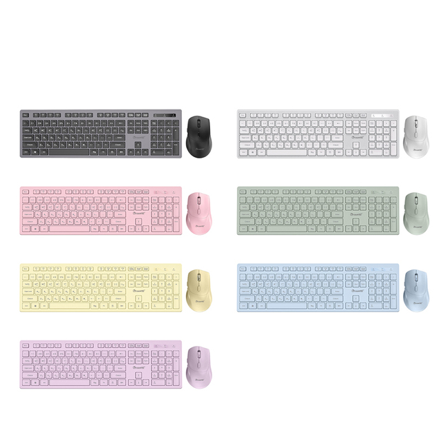 Hot Sale Office Set Computer 2.4G Wireless Keyboard and Mouse Combo Wireless or BT Keyboard with Mouse for Android Phone