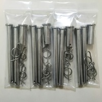 Kit de goupilles à étrier en titane Gr5 pour échelle de Jacob, clips de fixation 3/8*3.71" et 3/8*1.3", pièces standard pour voiture de sprint