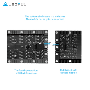 จอแสดงผล LED HD แบบยืดหยุ่นสำหรับภายในอาคาร EU P2.5 P1.5 P1.2 P1.0 P0.9 ความละเอียดสูง 4K 8K สีเต็มรูปแบบ - Product Image 2