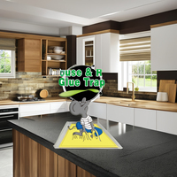 Piège à colle pliable pour souris et rats, forte adhérence, non toxique, pour le contrôle des rongeurs en intérieur - Offre Spéciale