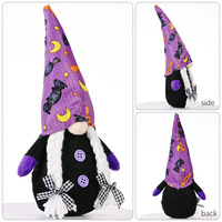 Nouvel Arrivage Transfrontalier Halloween Rudolph Purple Figurine Peluche Sans Visage en Polyester, Réglable, Unisexe, 5-7 Ans