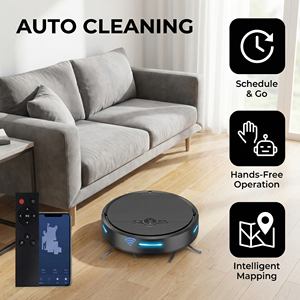 Aspirateur robot à eau et à sec en promotion pour le nettoyage des sols avec une puissance d'aspiration de 1000 Pa - Product Image 5