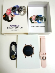 Smartwatch Lokmat Time <span class=keywords><strong>2</strong></span> con Chiamate BT, Tracker Fitness, Monitoraggio Frequenza Cardiaca per Smartphone - Product Image 1