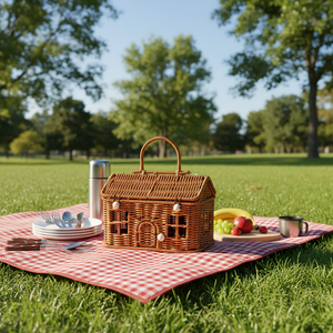 Cesta de Almacenamiento de Plástico Tejido con Forma de Casa, Moderna, Ecológica, Multifuncional, para Decoración del Hogar, Regalo Festivo, Caja de Dulces para Niños - Product Image 5