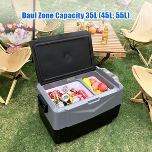Congelador con Compresor Integrado de 35L, Doble Zona, Compacto, 12V/24V, <span class=keywords><strong>Mini</strong></span> Nevera para Auto con Porta Latas - Product Image 6