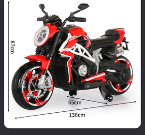 Motocicleta Eléctrica Infantil de <span class=keywords><strong>2</strong></span> Ruedas, Coche de Juguete Extragrande para Bebés de <span class=keywords><strong>3</strong></span> a 8 Años, Niños y Niñas - Product Image 6