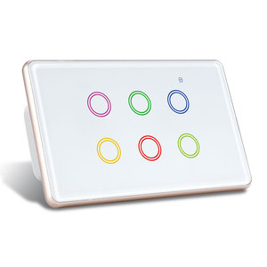 Au tiêu chuẩn chuyển đổi thông minh với Glass Bảng điều chỉnh cuộc sống thông minh app điều khiển Wifi Zigbee cho nhà thông minh đèn RGB - Product Image 6