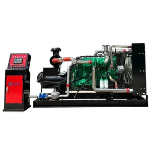 Nhà sản xuất 150kw khí đốt tự nhiên Máy phát điện đặt 187.5kva Máy phát điện công nghiệp mở khung/im lặng loại với camc động cơ