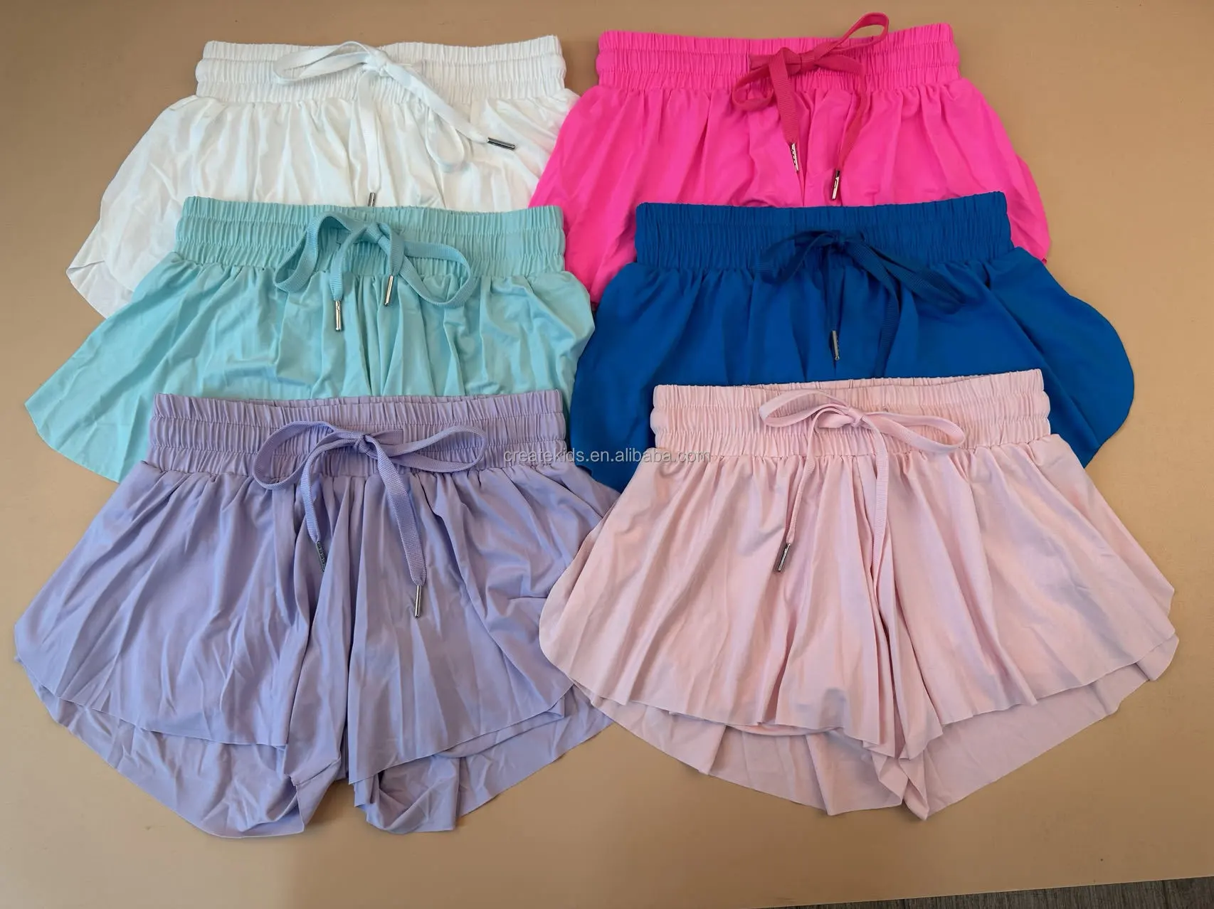 Conjunto de saia 2 em 1 para crianças e adolescentes, tênis esportivo 2 em 1 para meninas, academia, fitness, ioga, corrida, modalidade corrida, com shorts