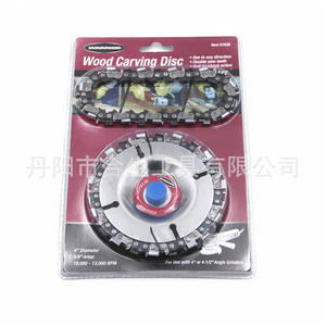 Disque de sculpture sur bois Warrior, 4 pouces, 22 dents, en acier inoxydable, pour meuleuse d'angle, découpe, sculpture, façonnage - Product Image 3