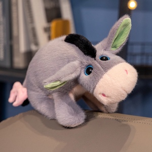 Vente flash - Peluche - Compagnon réconfortant - Peluche ultra douce - Animaux de <span class=keywords><strong>la</strong></span> <span class=keywords><strong>ferme</strong></span> - 30 cm - 2 couleurs assorties <span class=keywords><strong>Ânes</strong></span> - Product Image 6