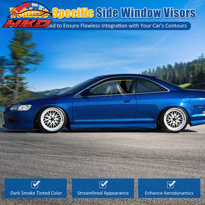 Viseras para Ventanas de Honda Accord 98-02 4DR, Protector Solar y de Lluvia Acrílico, 4 Piezas, Protector de Ventilación para Puerta de Coche, Protección para Ventanas Laterales - Product Image 3