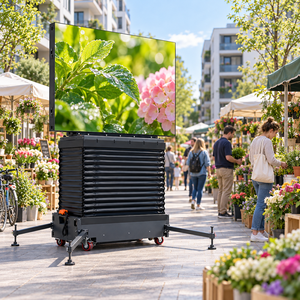 Affichage LED extérieur flexible sur roues P4, signalétique numérique publicitaire réutilisable pour événements promotionnels en extérieur, location et location pour roadshows. - Product Image 3