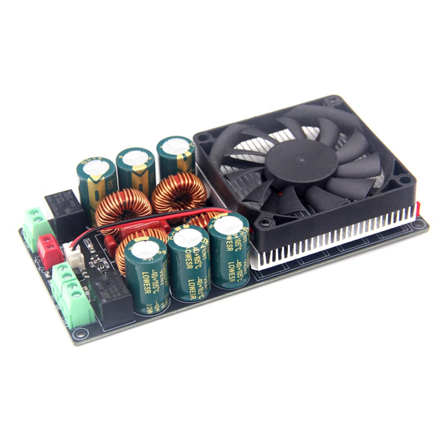 Professional 2*500W Class D Digital Stereo HiFi Power Amplifier Board 12V 24V 36V 48V for Car Karaoke Home Theater Subwoofer