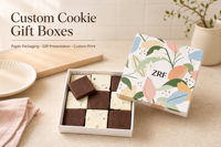 Emballage de mariage personnalisé en carton rigide de luxe, boîtes en papier pour chocolats et biscuits de qualité alimentaire pour célébrations