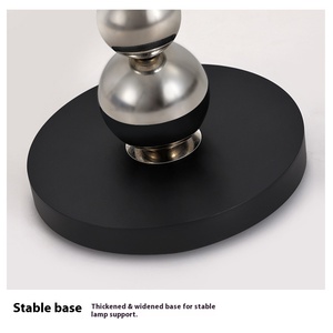 JACKSUN <span class=keywords><strong>Lampadaire</strong></span> de luxe moderne rétro de <span class=keywords><strong>Style</strong></span> français pour salon chambre Protection des yeux lampe de Table verticale avancée - Product Image 4