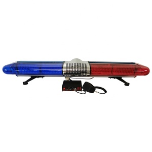 Camions de pompiers d'ambulance de 47 pouces <span class=keywords><strong>Flash</strong></span> rouge bleu avertissement avec sirène haut-parleur hôte clignotant - Product Image 1