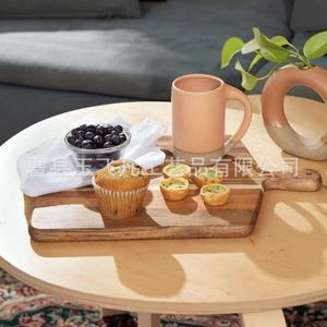 Acacia Wood Cutting And Serving Board 43cm Dual Purpose For <b>Kitchen</b> Restaurant Use - Product Image 4