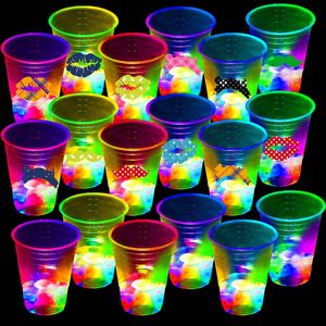 แก้วปาร์ตี้เรืองแสง LED แสงแบล็คไลท์ หลายสี แก้วเรืองแสงสำหรับงานปาร์ตี้ที่บ้าน งานวันเกิด คอนเสิร์ต งานแต่งงาน ปาร์ตี้บาร์บีคิว ชายหาด วันหยุด - Product Image 5