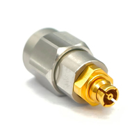 Kit d'adaptateur coaxial à ondes millimétriques 2.92/SMP-JKG Adaptateur de montage RF avec BNC/TNC/UHF 2.92mm mâle vers SMP femelle Adaptateur RF