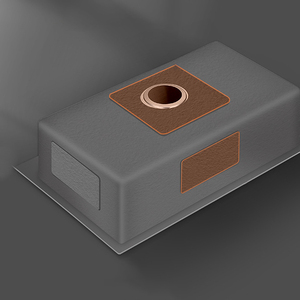 Fregaderos de Cocina de Acero Inoxidable Negro de Alta Calidad con Función de Cascada, para Instalar Bajo <span class=keywords><strong>Encimera</strong></span>, Venta al Por Mayor - Product Image 4