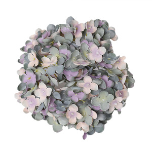 18cm barato seda artificial amarillo Hortensia flor tallos tela de seda para boda flor blanco rosa azul púrpura - Product Image 1