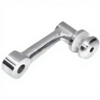 Haute qualité coulée robuste 1 connecteurs balustrade pince support accessoires acier inoxydable balustrade verre araignée support