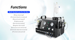 5 in 1 Oxygen Aqua Jet Peel Multifunctional Facial Machine Diamond Dermabrasion Hydro Pen with Ultrasonic <b>Scrubber</b> - Product Image 5