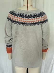 Manifattura stile personalizzato o Logo ODM invernale Plus Size maglione largo da donna a manica lunga Pullover in <span class=keywords><strong>maglia</strong></span> colorata abbigliamento da donna - Product Image 5