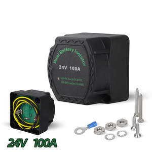 ตัวแยกแบตเตอรี่คู่ 24V 100A รีเลย์ชาร์จยานยนต์ทางทะเล ใช้สำหรับเรือยอชท์ - Product Image 4