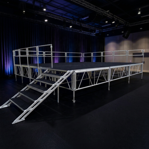 Portable <b>Stage</b> System Aluminum Frame Durable Tool-Free for Fashion Runway - Product Image 4