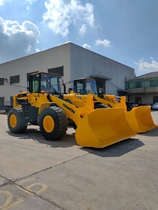 Chargeuse sur pneus WA380 robuste pour travaux de terrassement, capacité de 5 tonnes, godet de 3,3 m³, chargeuse frontale hydraulique, machines de construction minière - Product Image 1