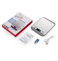 Smart 0.035 Oz / 1 G Multifunctionele Schaal Maatregelen In Gram En Gram Rvs Wegen Digitale Keukenweegschaal