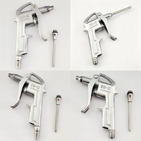 Pistolet à air comprimé en aluminium DG-10, pistolet de nettoyage à air comprimé avec buse longue et courte interchangeable